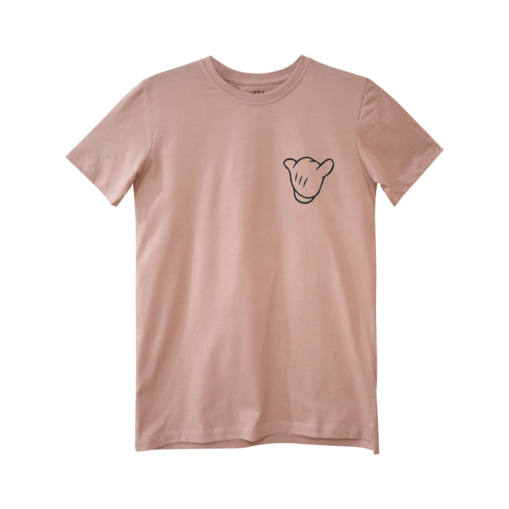 ITS ALL GOOD BIG BOYS SMALL PRINT TEE BEIGE