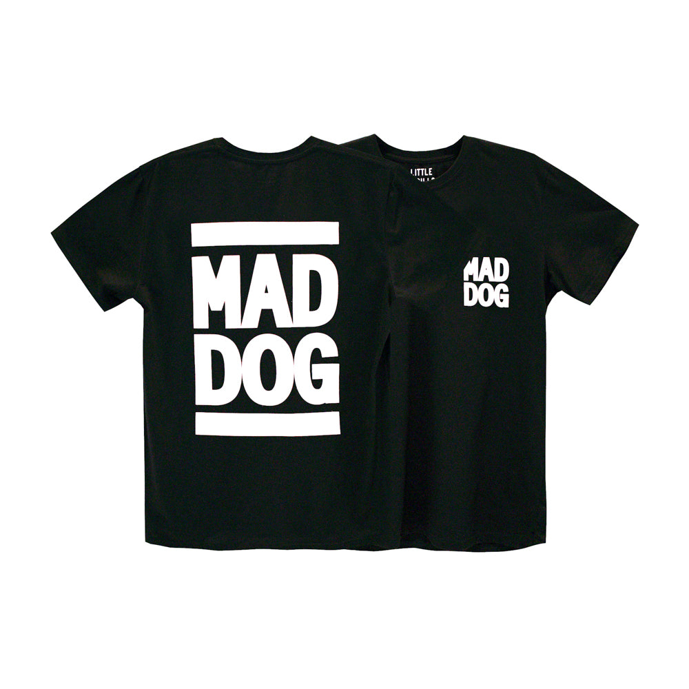 MAD DOG MENS SMALL PRINT TEE