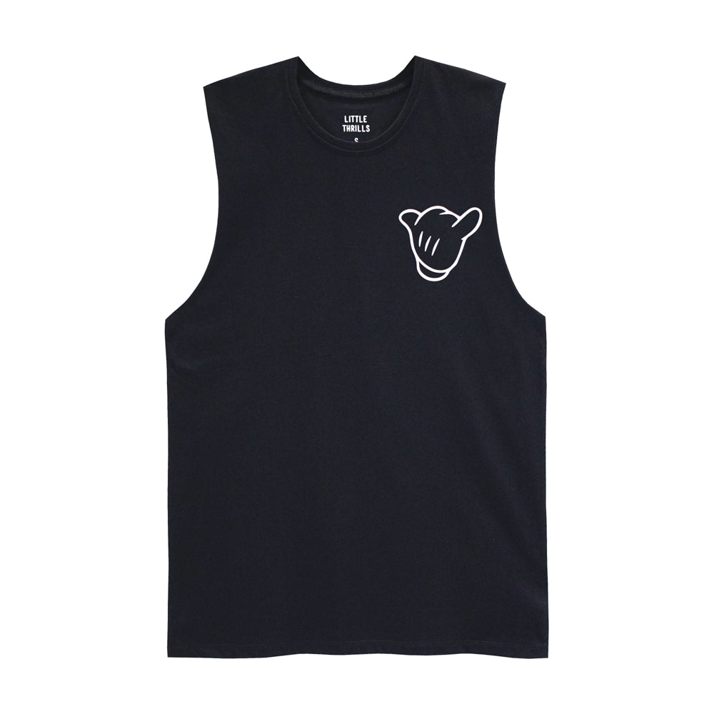 ITS ALL GOOD MENS SMALL PRINT MUSCLE TEE