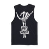 JUST SEND IT MENS SMALL PRINT MUSCLE TEE