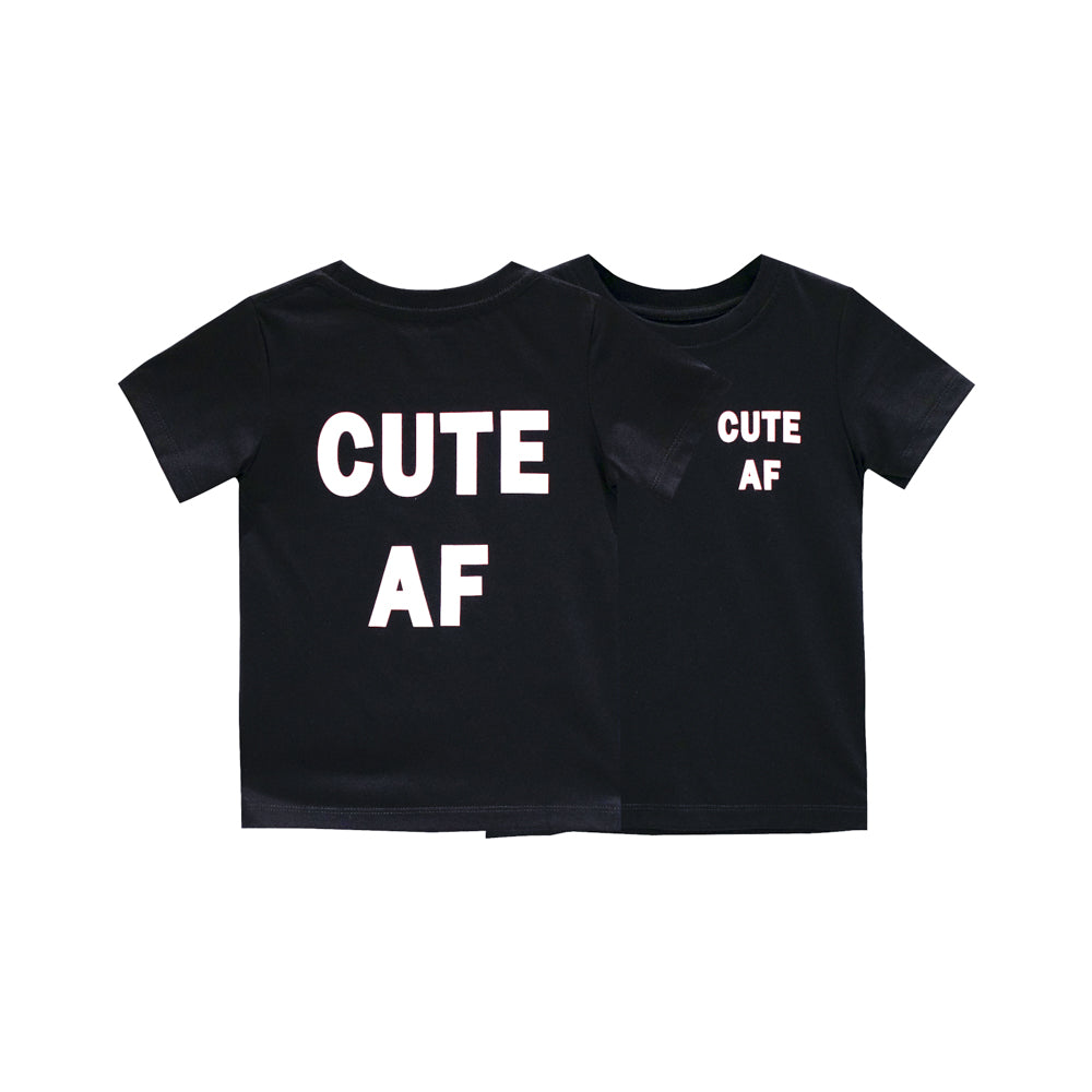 CUTE AF BOYS SMALL PRINT TEE