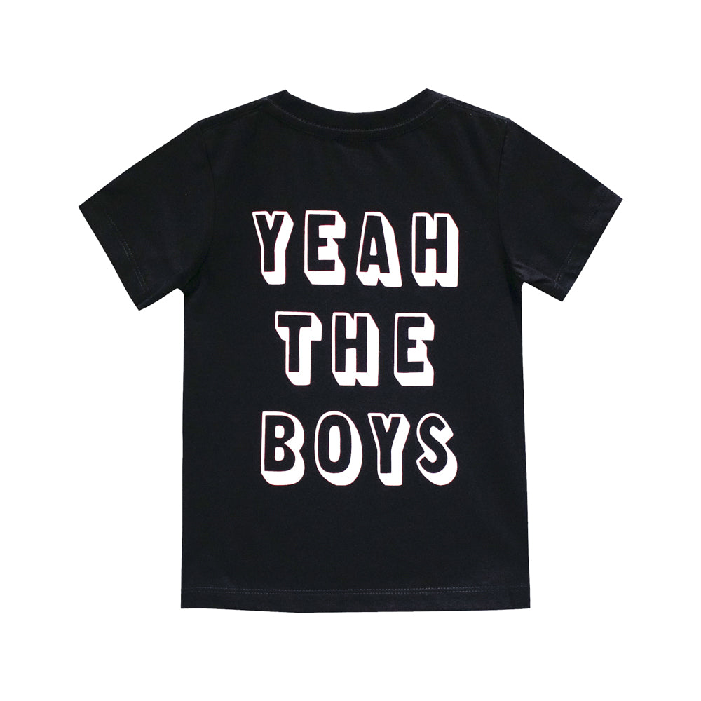 YEAH THE BOYS SMALL PRINT TEE
