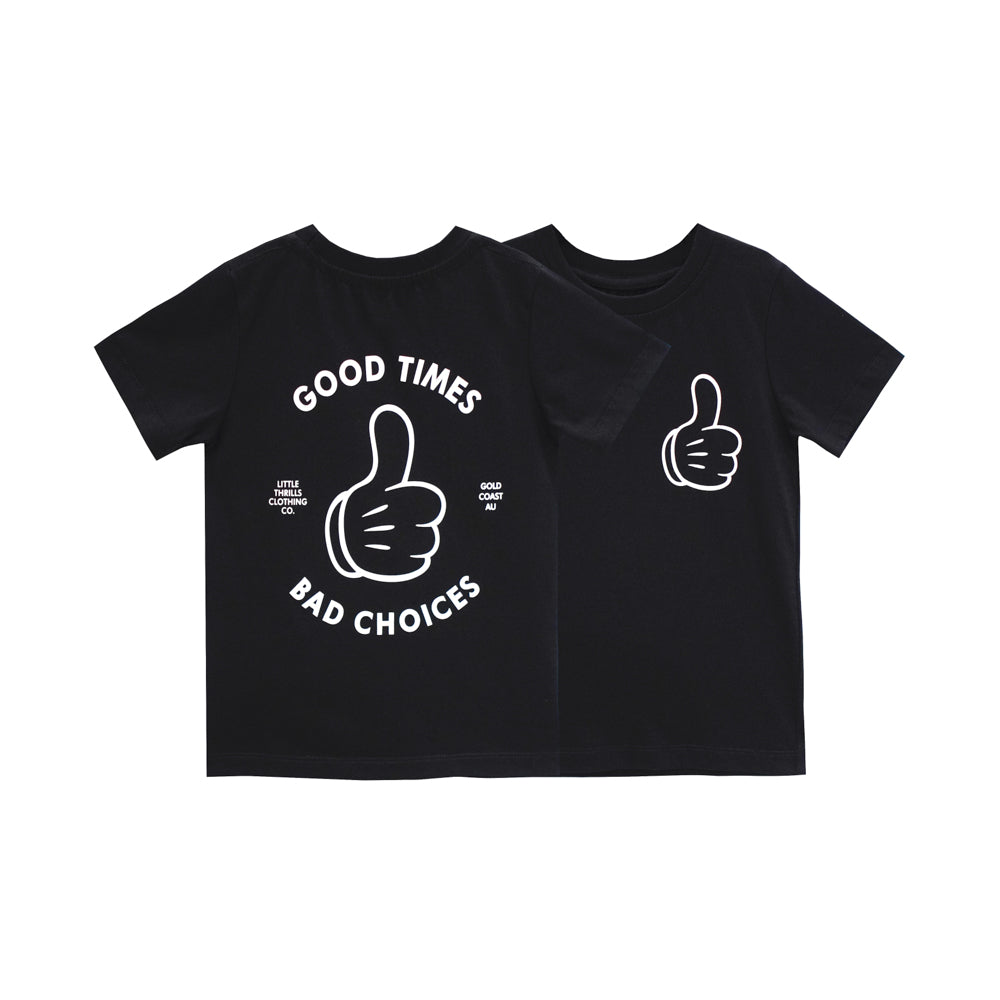 GOOD TIMES BOYS SMALL PRINT TEE