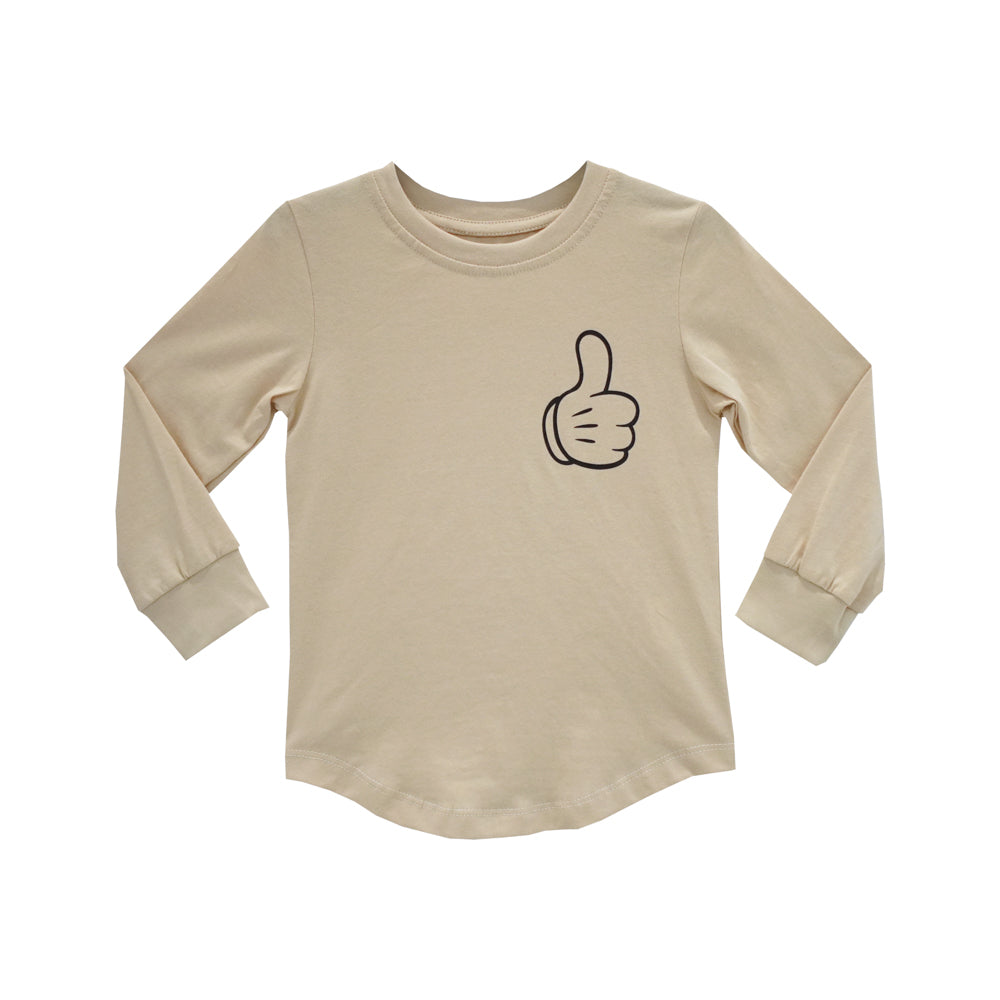 GOOD TIMES BOYS LONG SLEEVE BEIGE