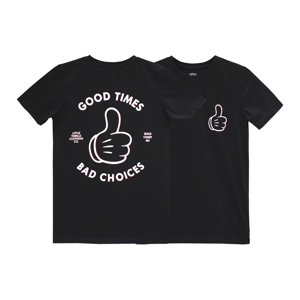 GOOD TIMES BIG BOYS SMALL PRINT TEE