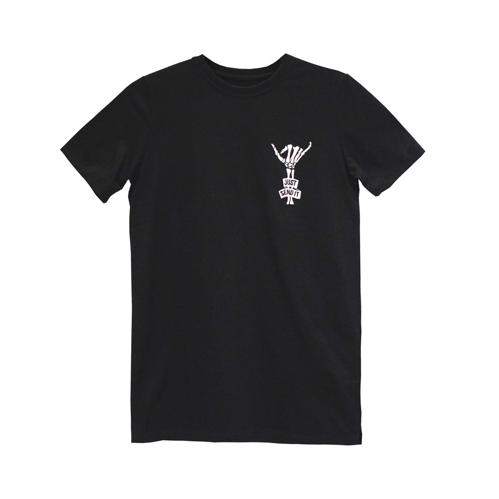 JUST SEND IT BIG BOYS SMALL PRINT TEE