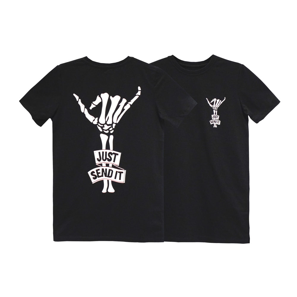 JUST SEND IT BIG BOYS SMALL PRINT TEE
