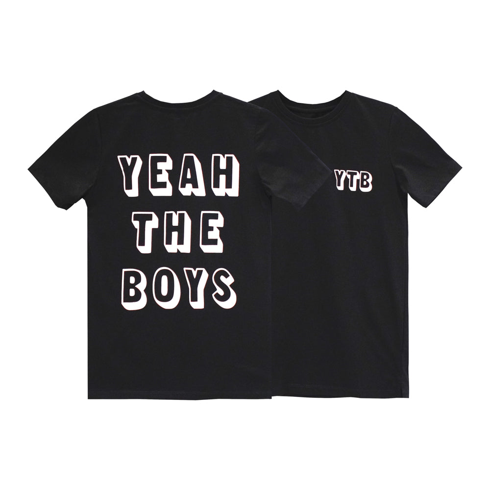 YEAH THE BOYS BIG BOYS SMALL PRINT TEE