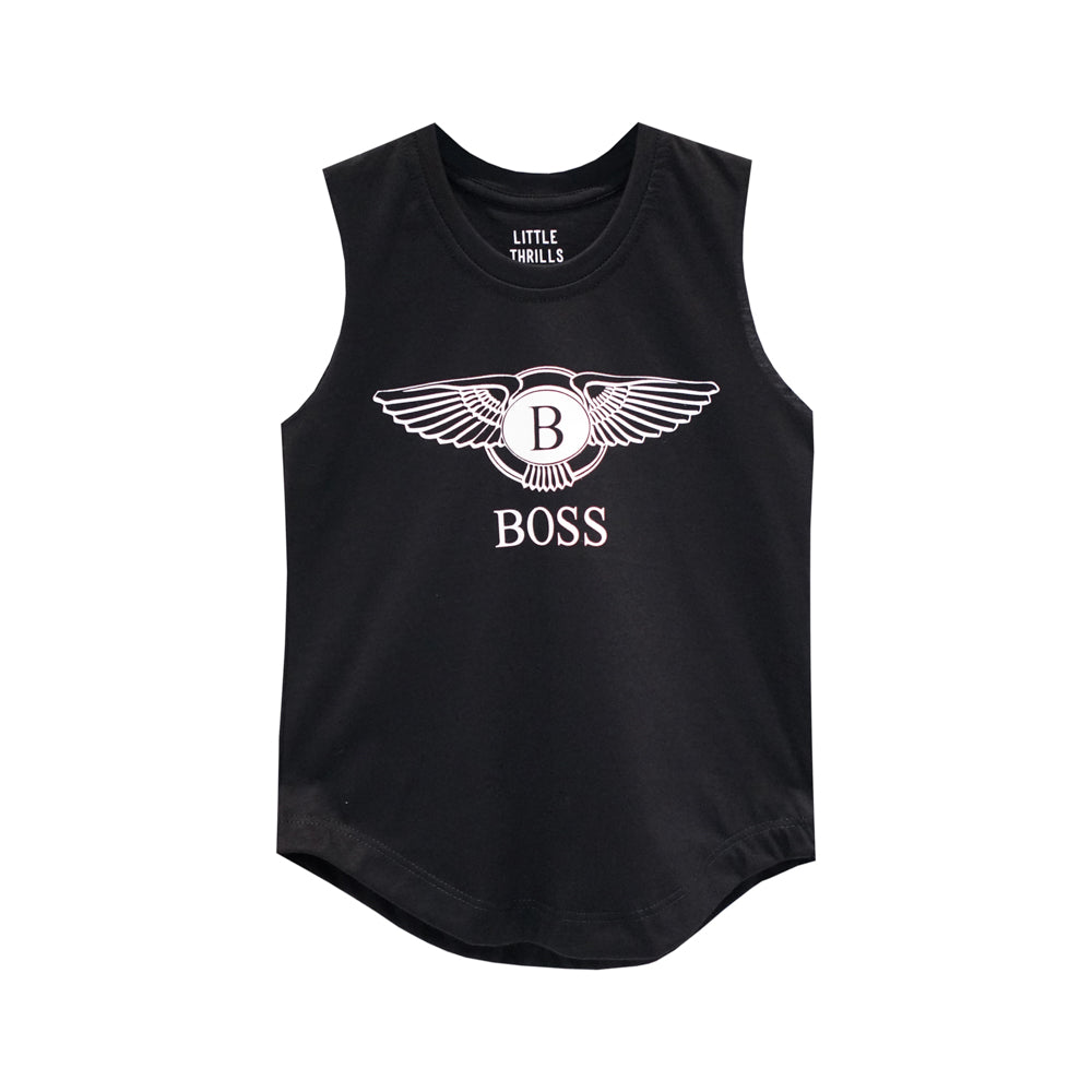 BOSS BOYS MUSCLE TEE