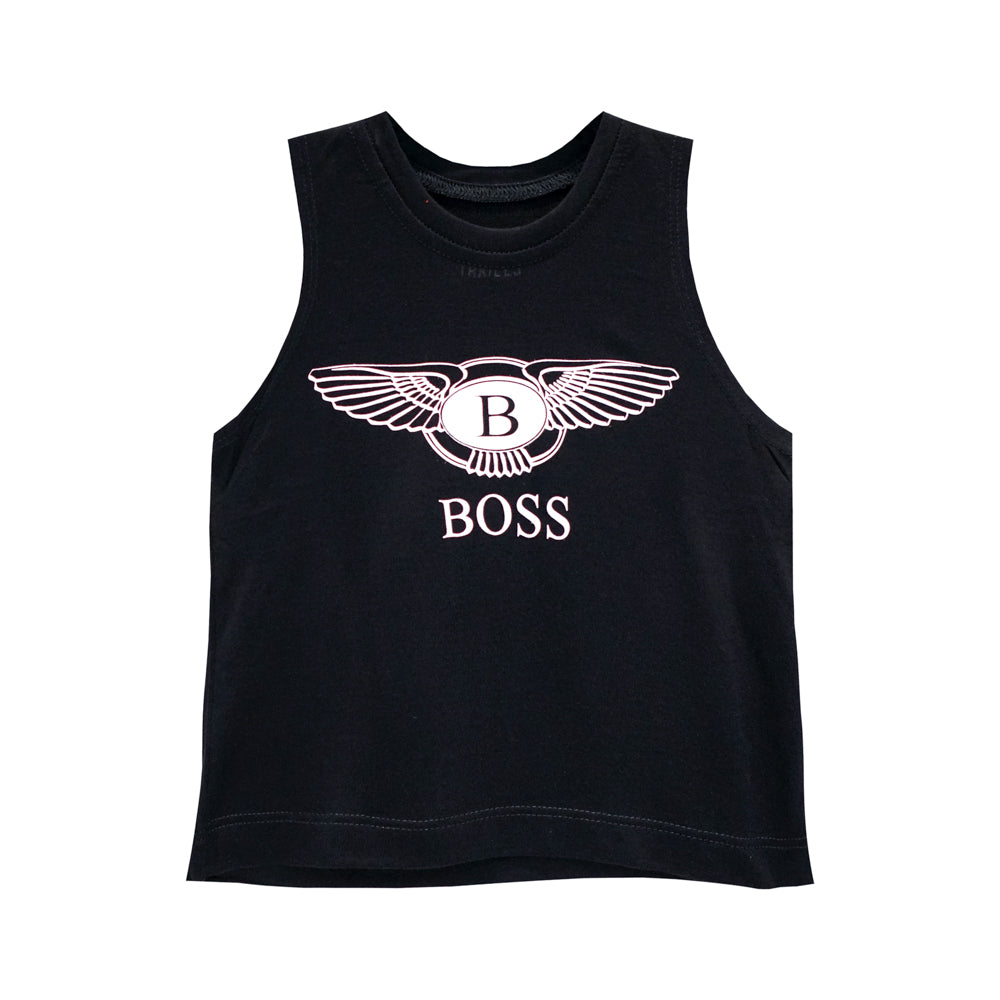BOSS GIRLS CROP SINGLET