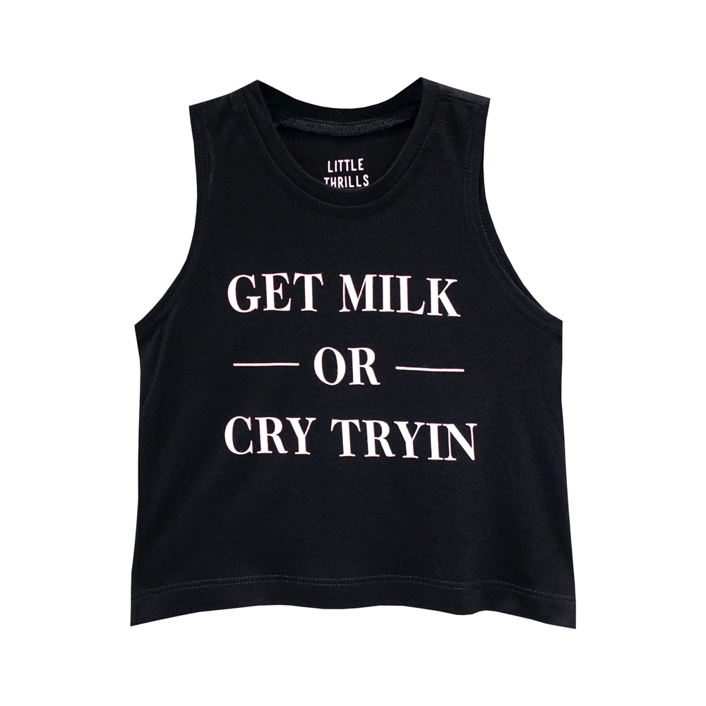 GET MILK GIRLS CROP SINGLET