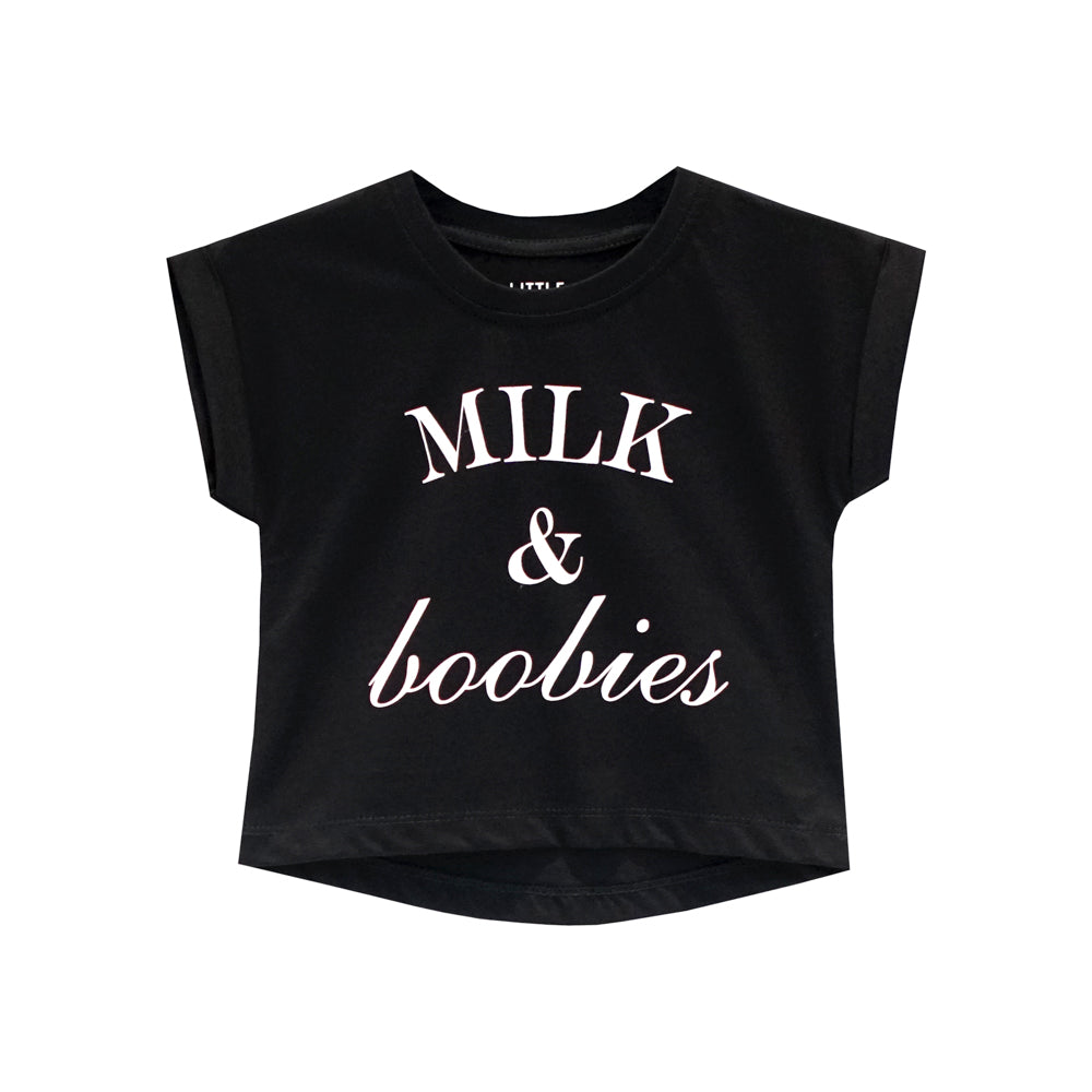 MILK AND BOOBIES GIRLS TEE
