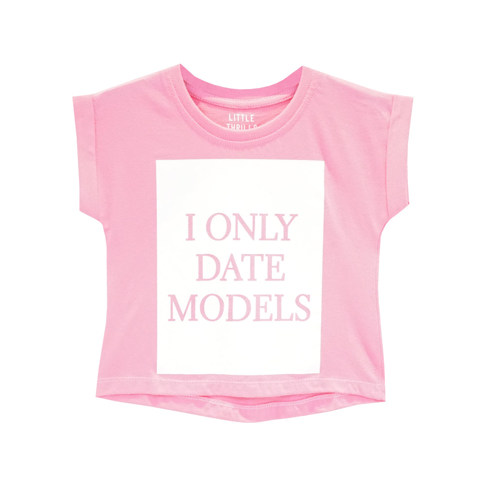DATE MODELS GIRLS TEE PINK