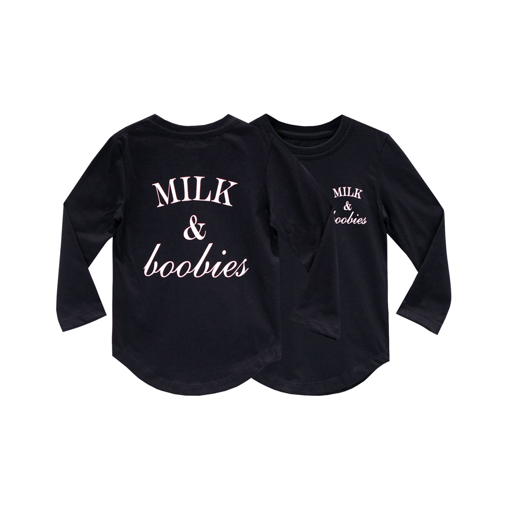 MILK AND BOOBIES BOYS LONG SLEEVE