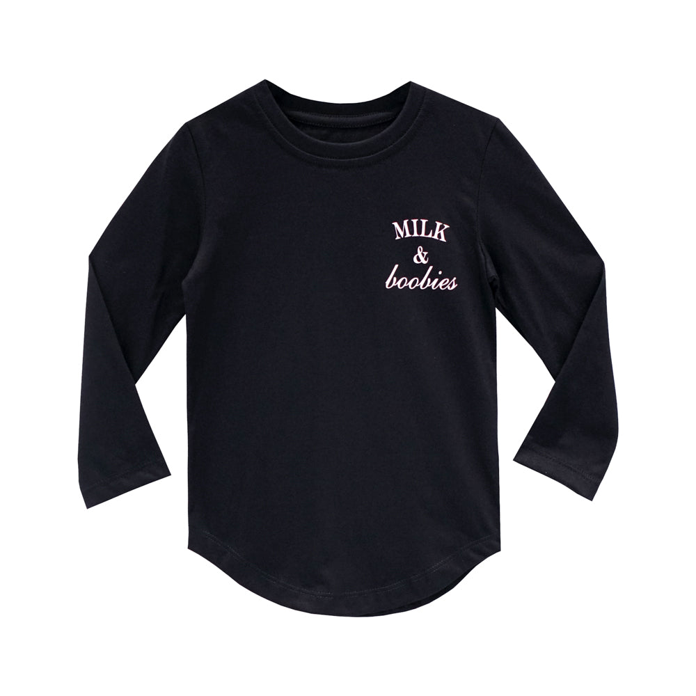 MILK AND BOOBIES BOYS LONG SLEEVE