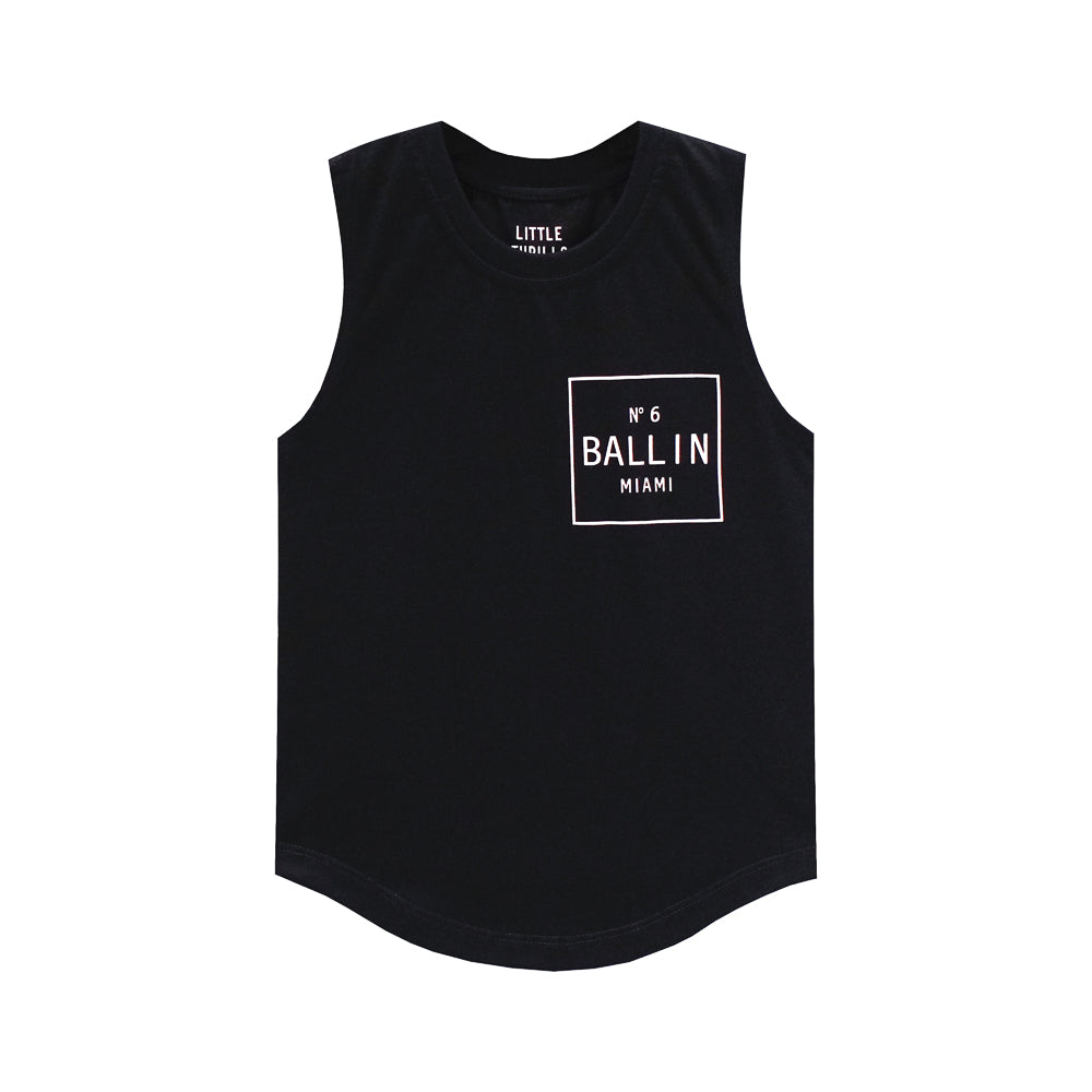 BALLIN MUSCLE TEE SMALL PRINT