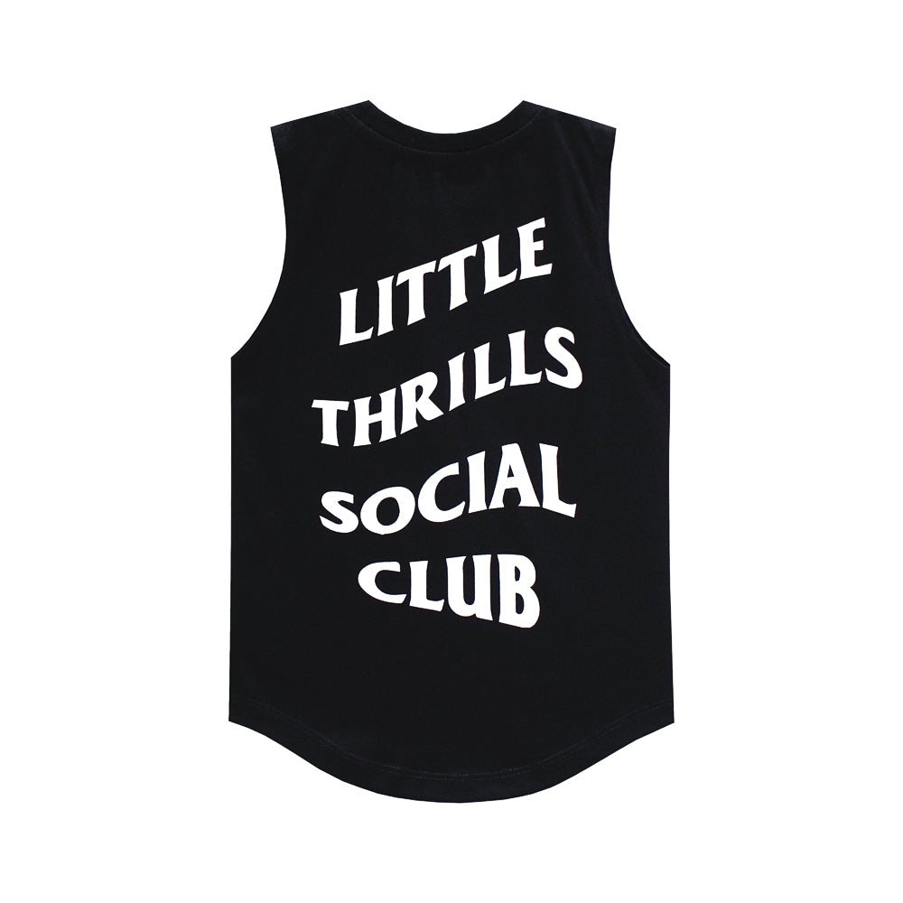 SOCIAL CLUB MUSCLE TEE SMALL PRINT