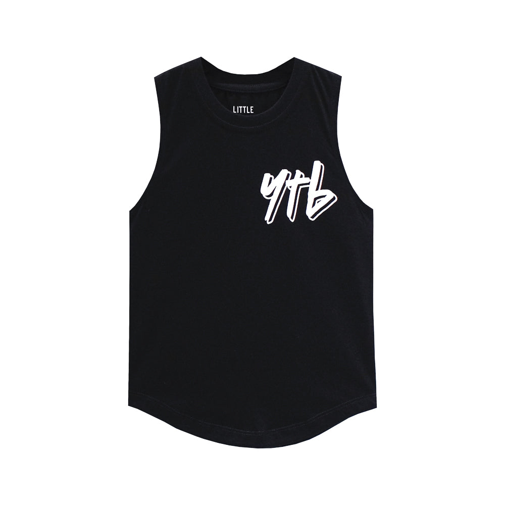 YEAH THE BOYS V2 MUSCLE TEE SMALL PRINT