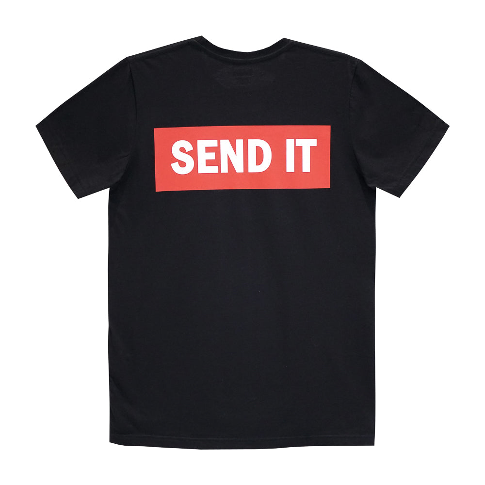 SEND IT MENS SMALL PRINT TEE