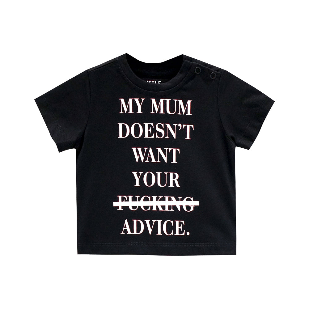 NO ADVICE BABY TEE