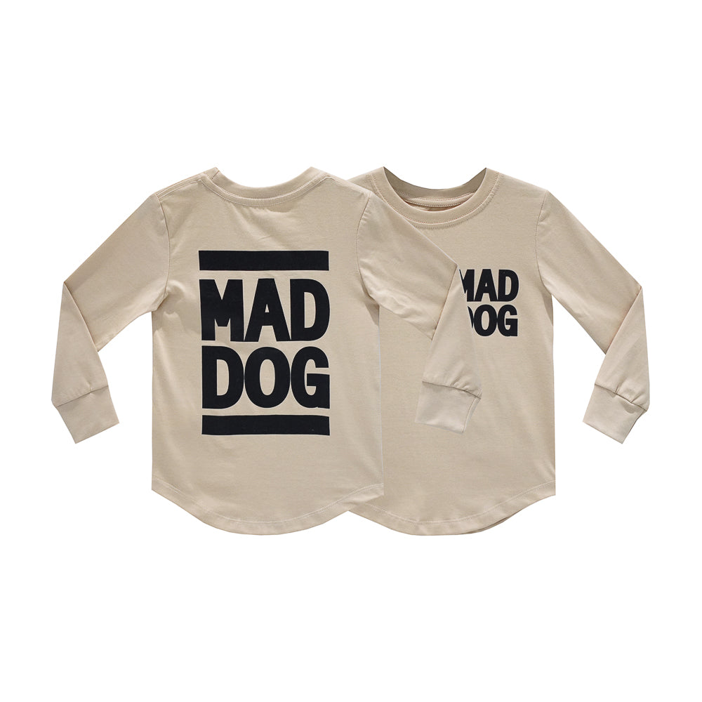 MAD DOG BOYS LONG SLEEVE BEIGE