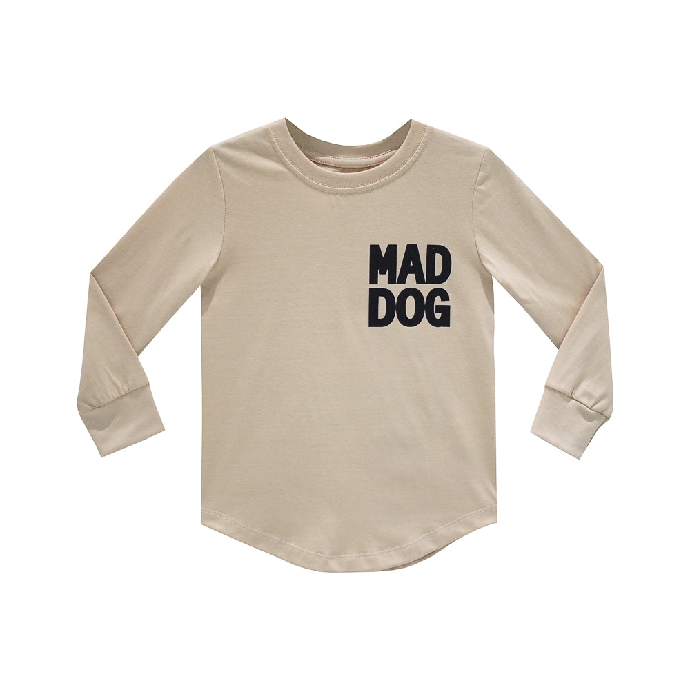 MAD DOG BOYS LONG SLEEVE BEIGE