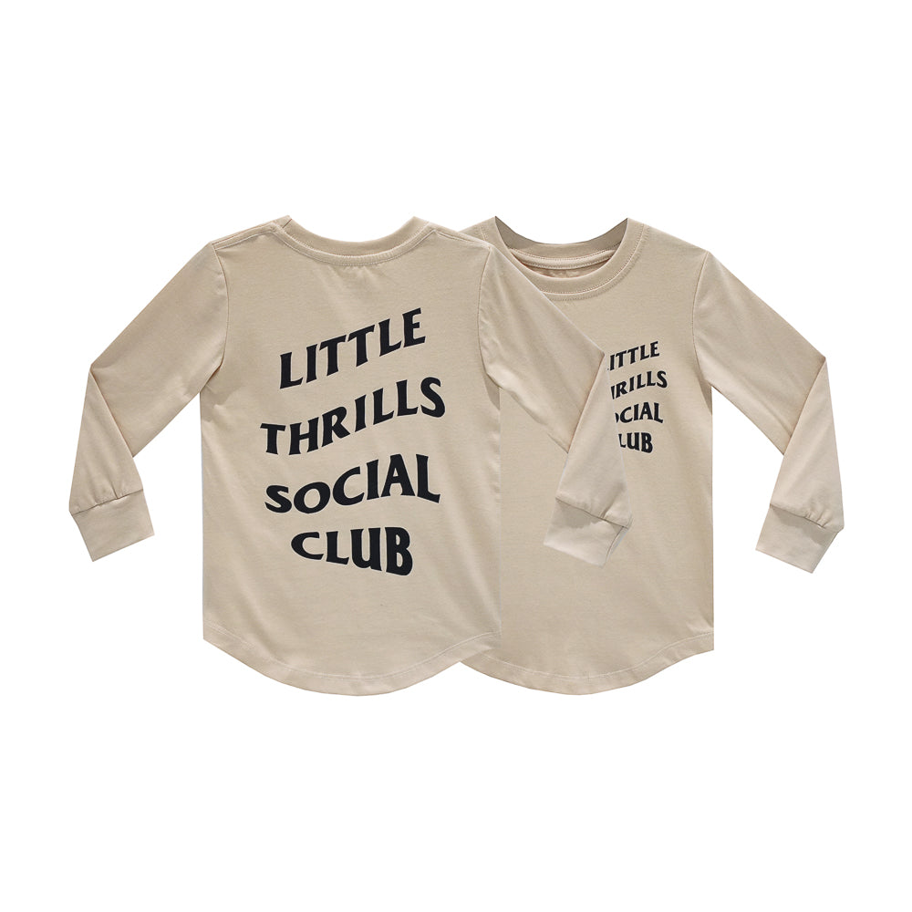 SOCIAL CLUB BOYS LONG SLEEVE BEIGE