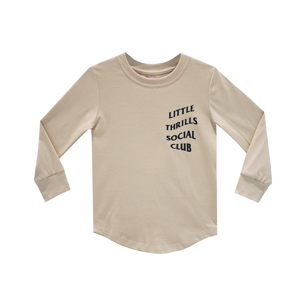SOCIAL CLUB BOYS LONG SLEEVE BEIGE