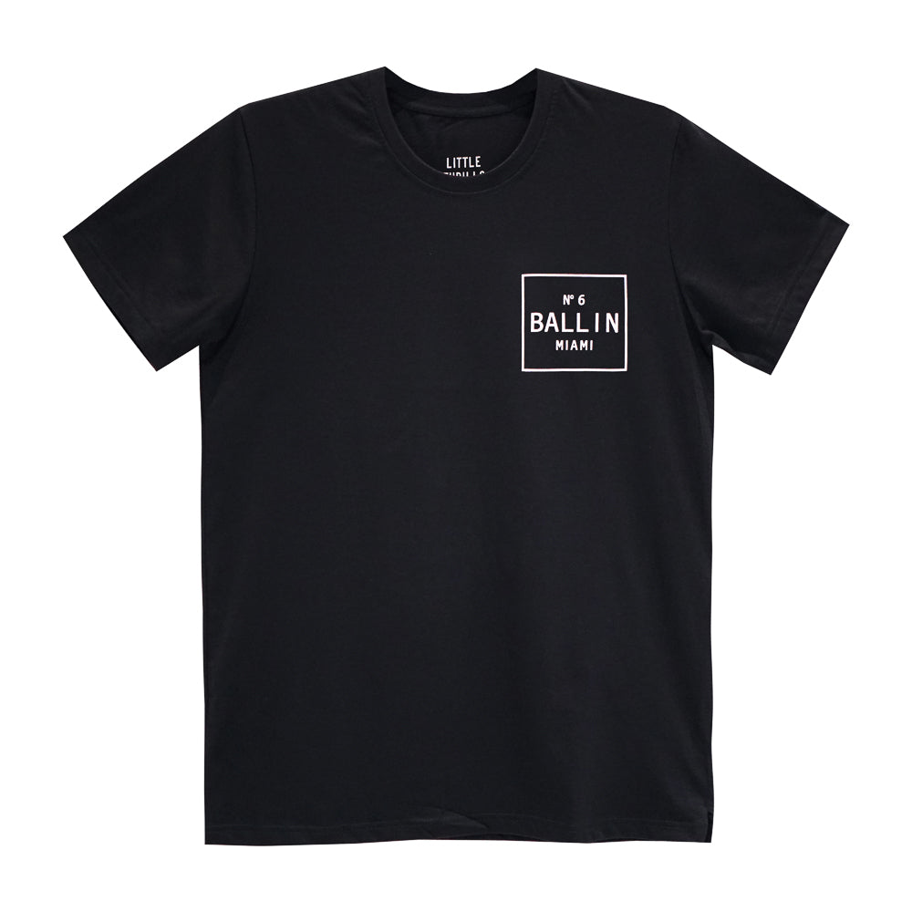 BALLIN MENS SMALL PRINT TEE