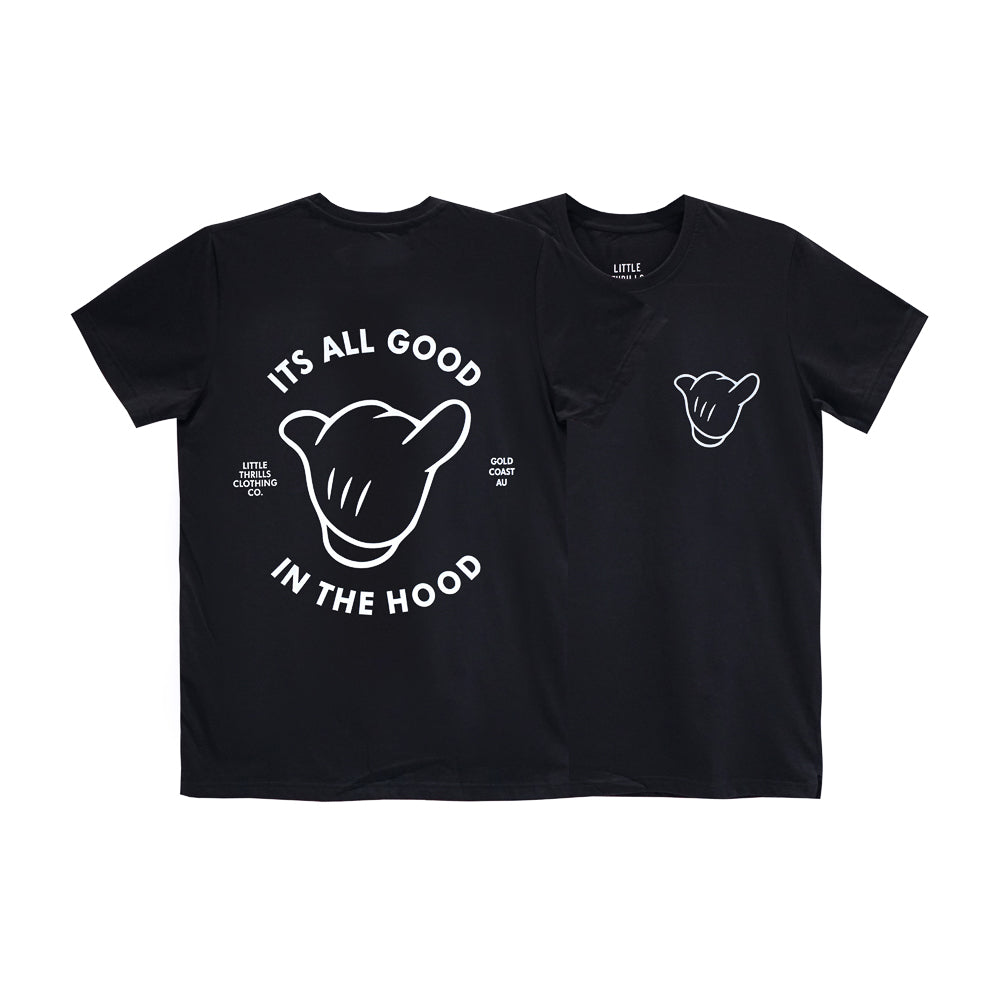 ITS ALL GOOD MENS SMALL PRINT TEE