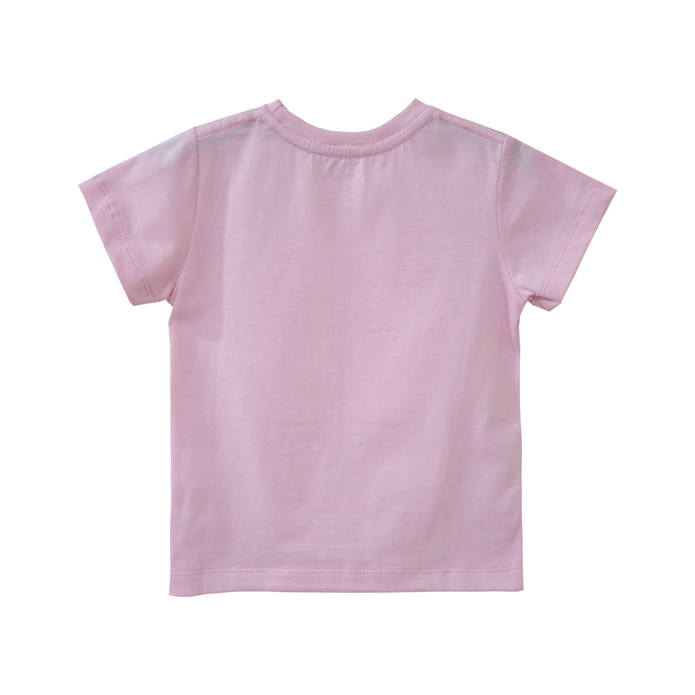 BABY BEAR GIRLS STANDARD TEE BABY PINK