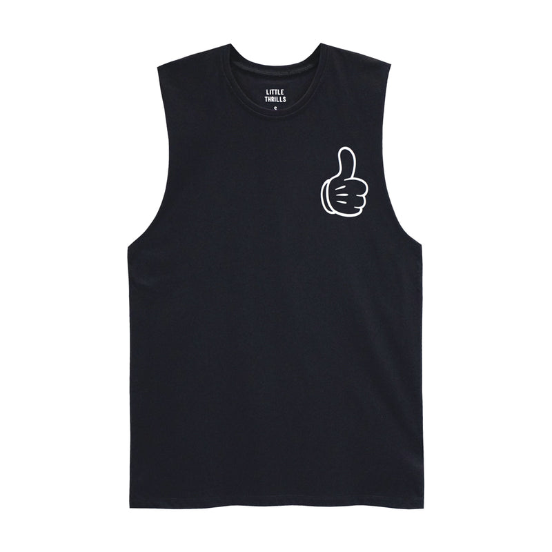 GOOD TIMES MENS SMALL PRINT MUSCLE TEE