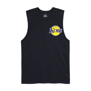 KOBE MENS SMALL PRINT MUSCLE TEE