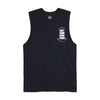 NOT BEHD MENS SMALL PRINT MUSCLE TEE