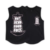 NOT BEHD BOYS MUSCLE TEE SMALL PRINT