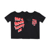 PAC AND BIGGIE TAUGHT ME BOYS SMALL PRINT TEE