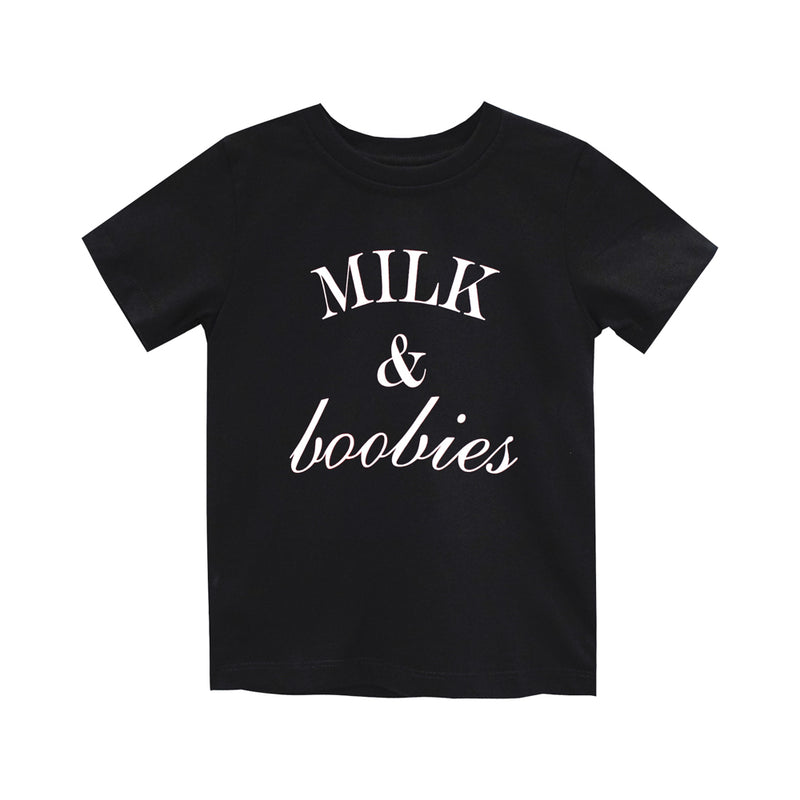 MILK AND BOOBIES BOYS TEE