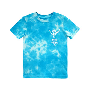 JUST SEND IT BOYS TEE TIEDYE BLUE