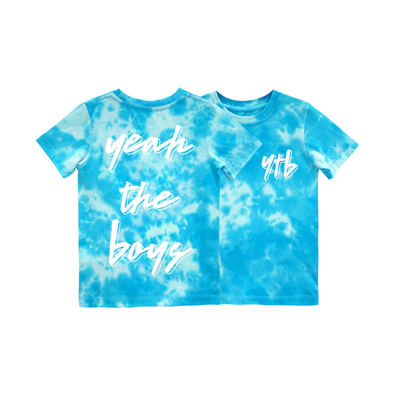 YEAH THE BOYS V2 TEE TIEDYE BLUE