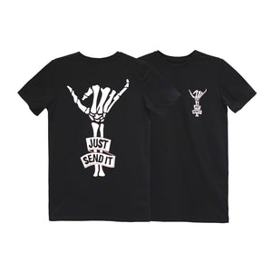 JUST SEND IT BIG BOYS SMALL PRINT TEE