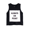 ALWAYS ON POINT GIRLS CROP SINGLET