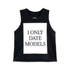 DATE MODELS GIRLS CROP SINGLET