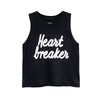 HEART BREAKER GIRLS CROP SINGLET