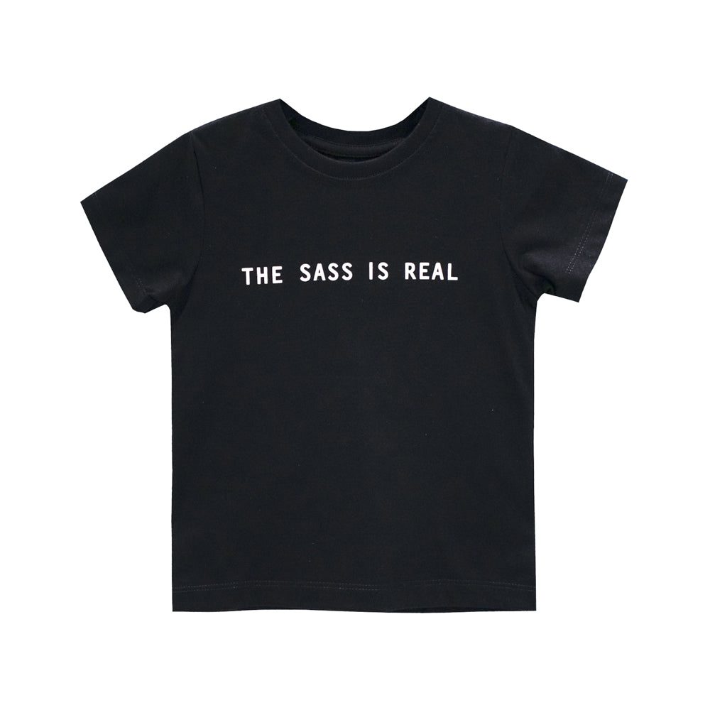 THE SASS IS REAL GIRLS STANDARD TEE