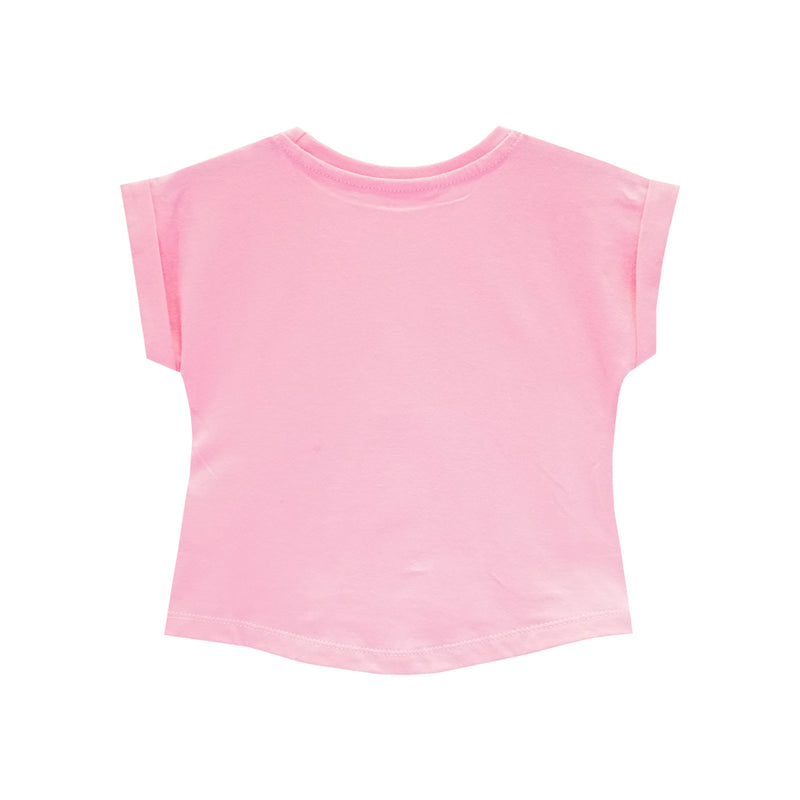 MILK AND BOOBIES GIRLS TEE PINK