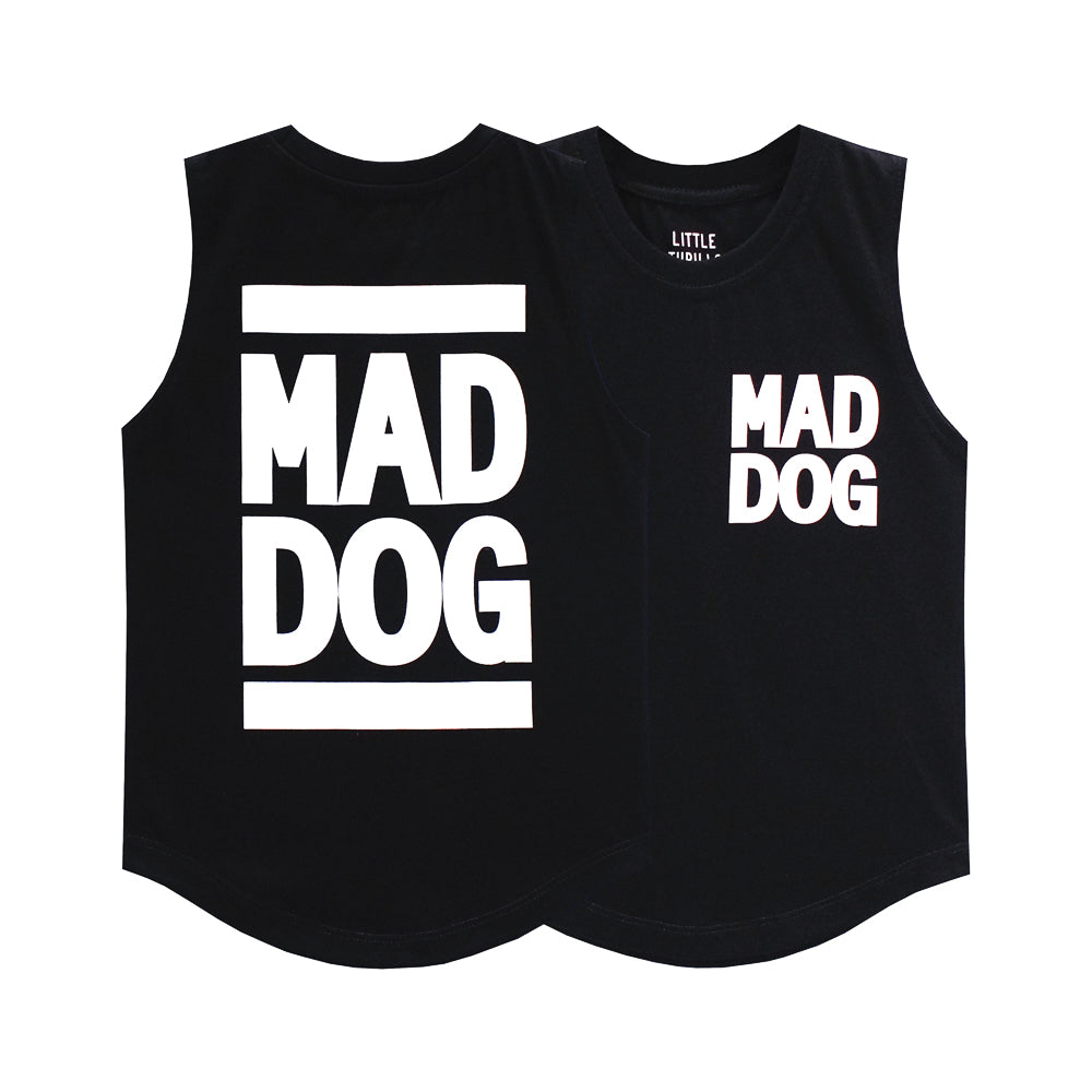 MAD DOG MUSCLE TEE SMALL PRINT