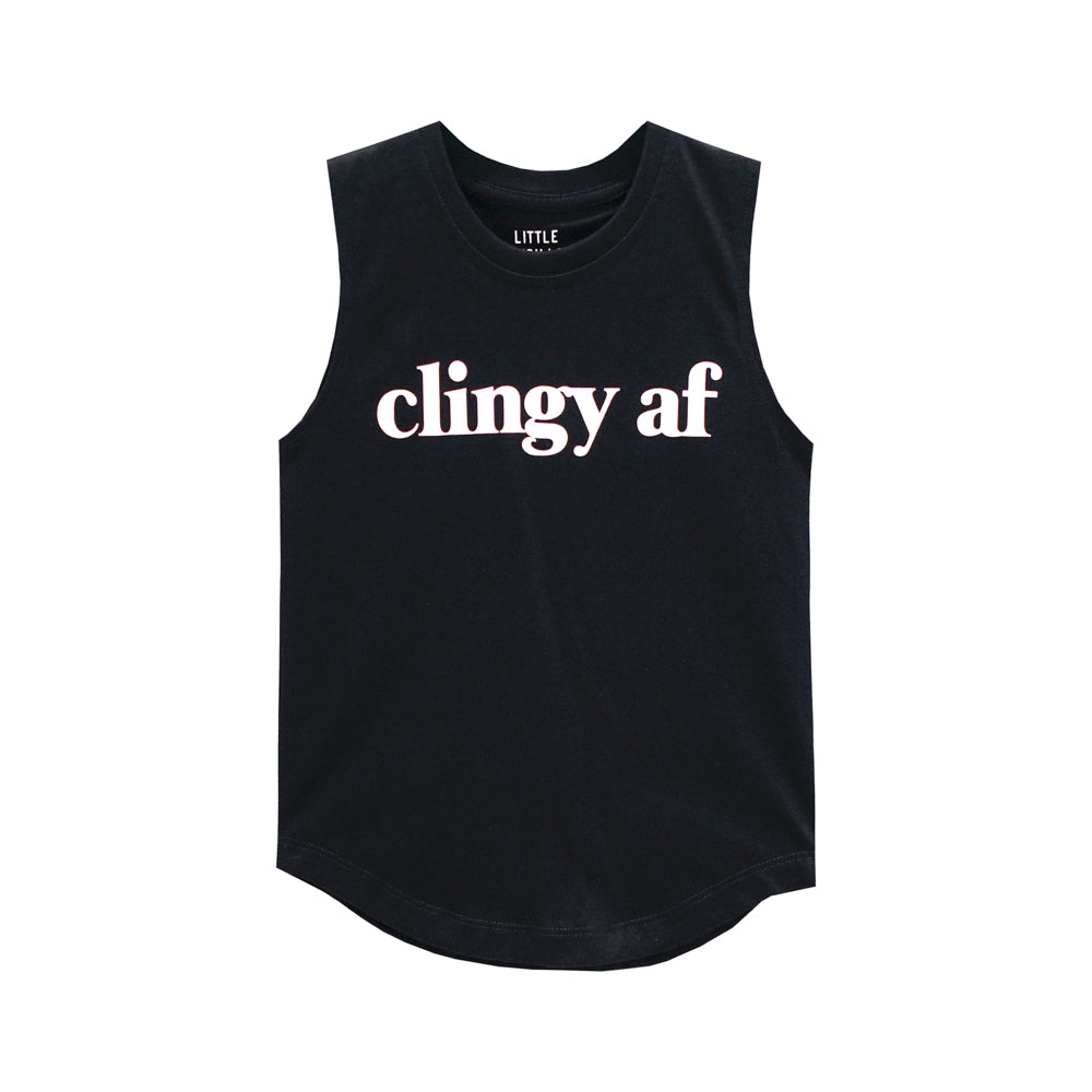 CLINGY AF BOYS MUSCLE TEE