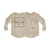 BALLIN BOYS LONG SLEEVE BEIGE