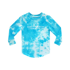 FEELING CUTE BOYS LONG SLEEVE TIEDYE BLUE